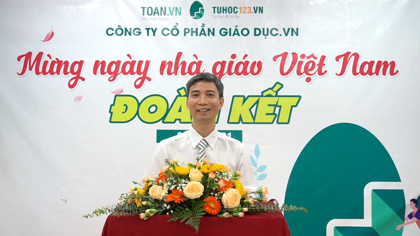 thầy giáo Nguyễn Trường Lâm phát biểu kỷ niệm 2011